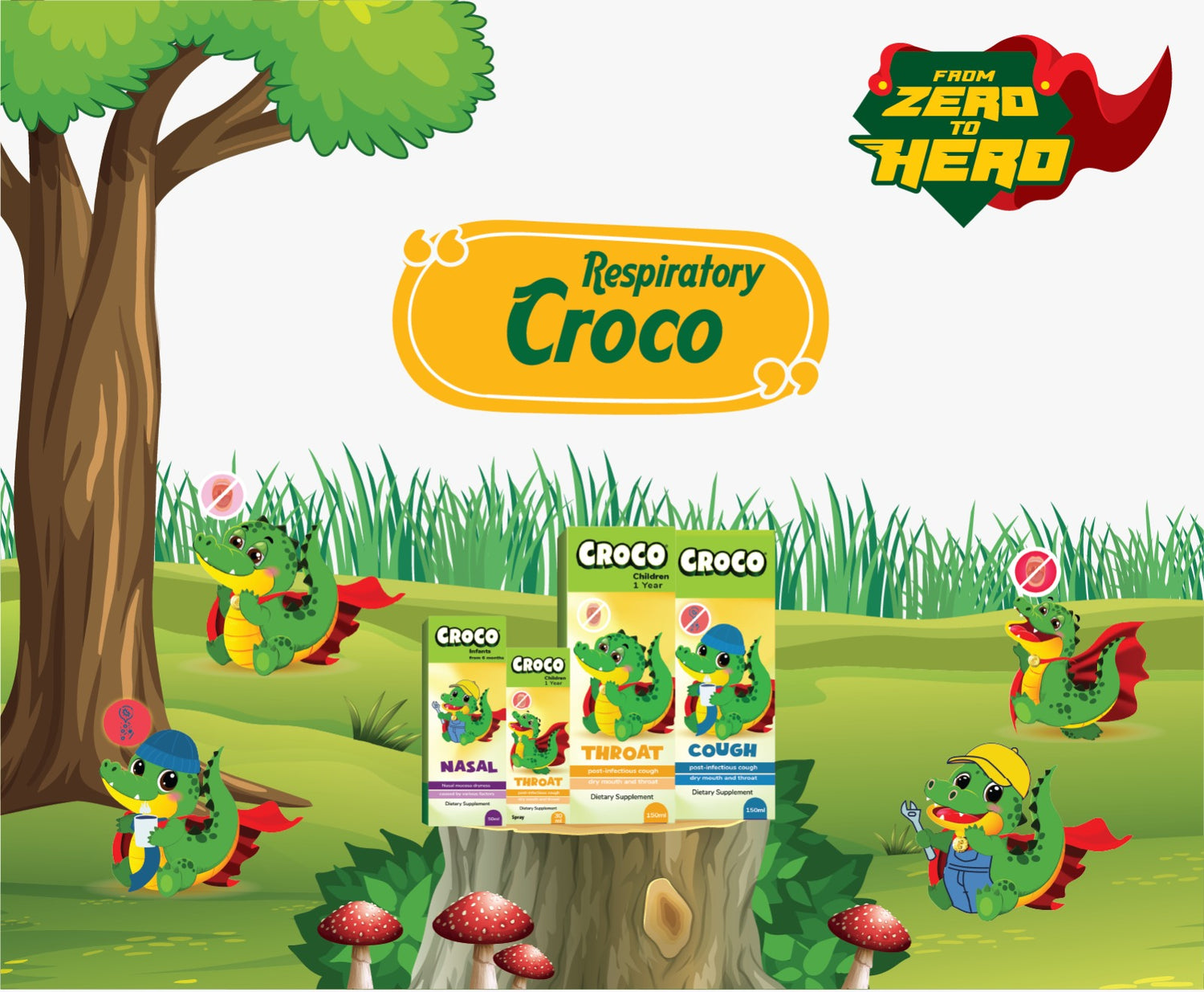 Respiratory Croco family