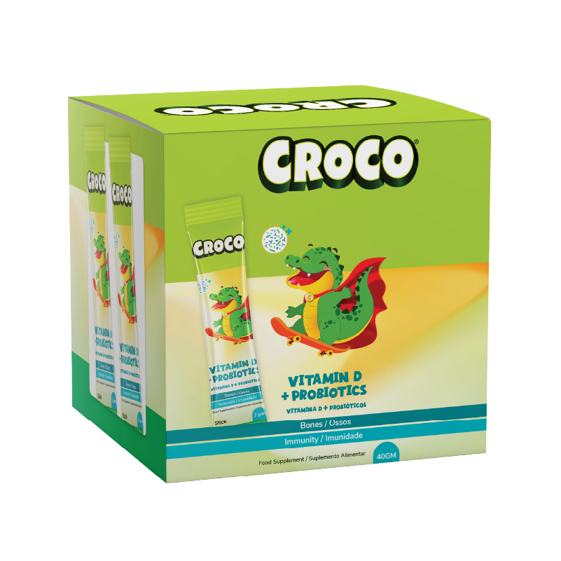 Croco Vitamin D3 + Probiotics Sticks
