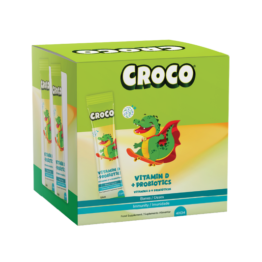 Croco Vitamin D3 + Probiotics Sticks