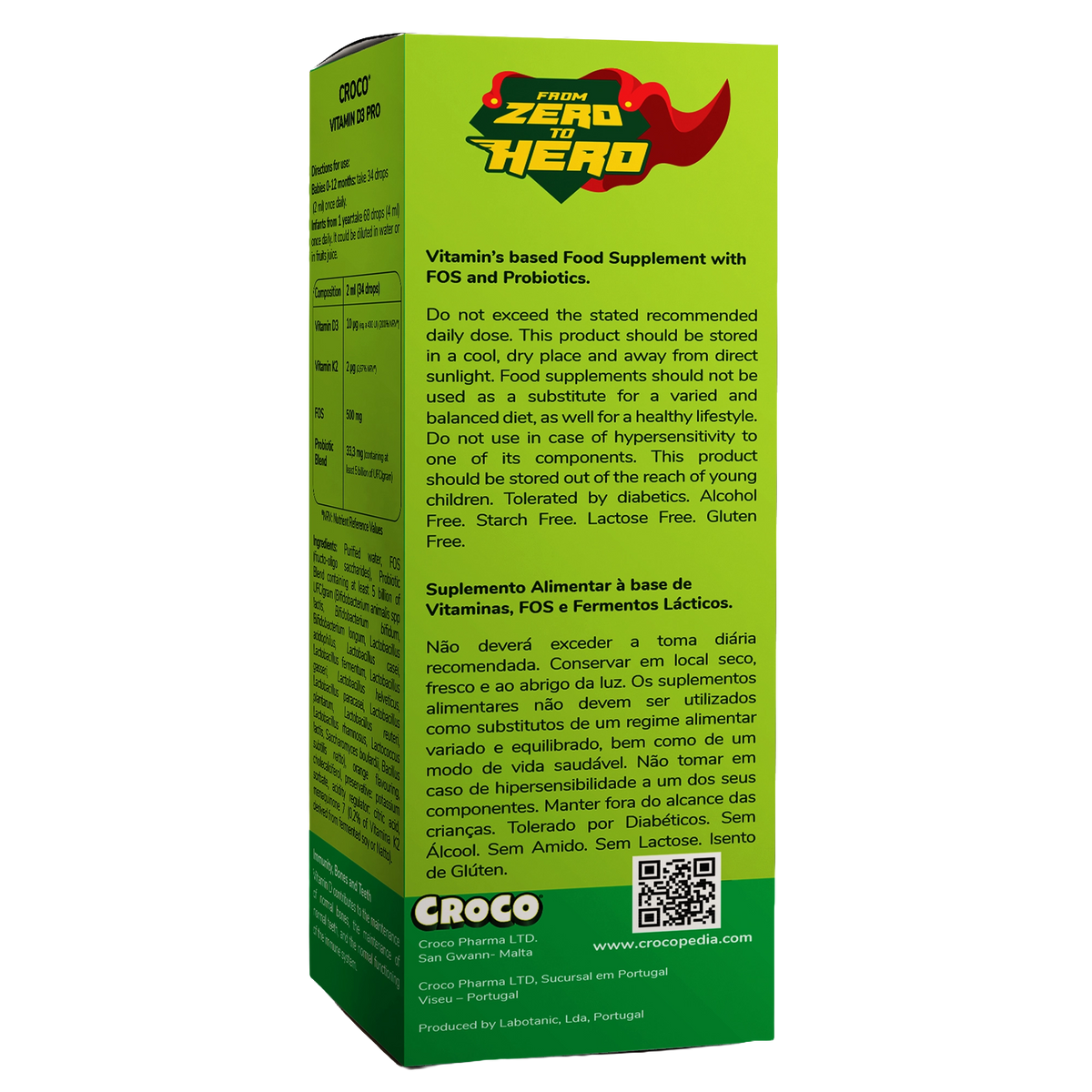 Croco Vitamin D3 PRO - Drops