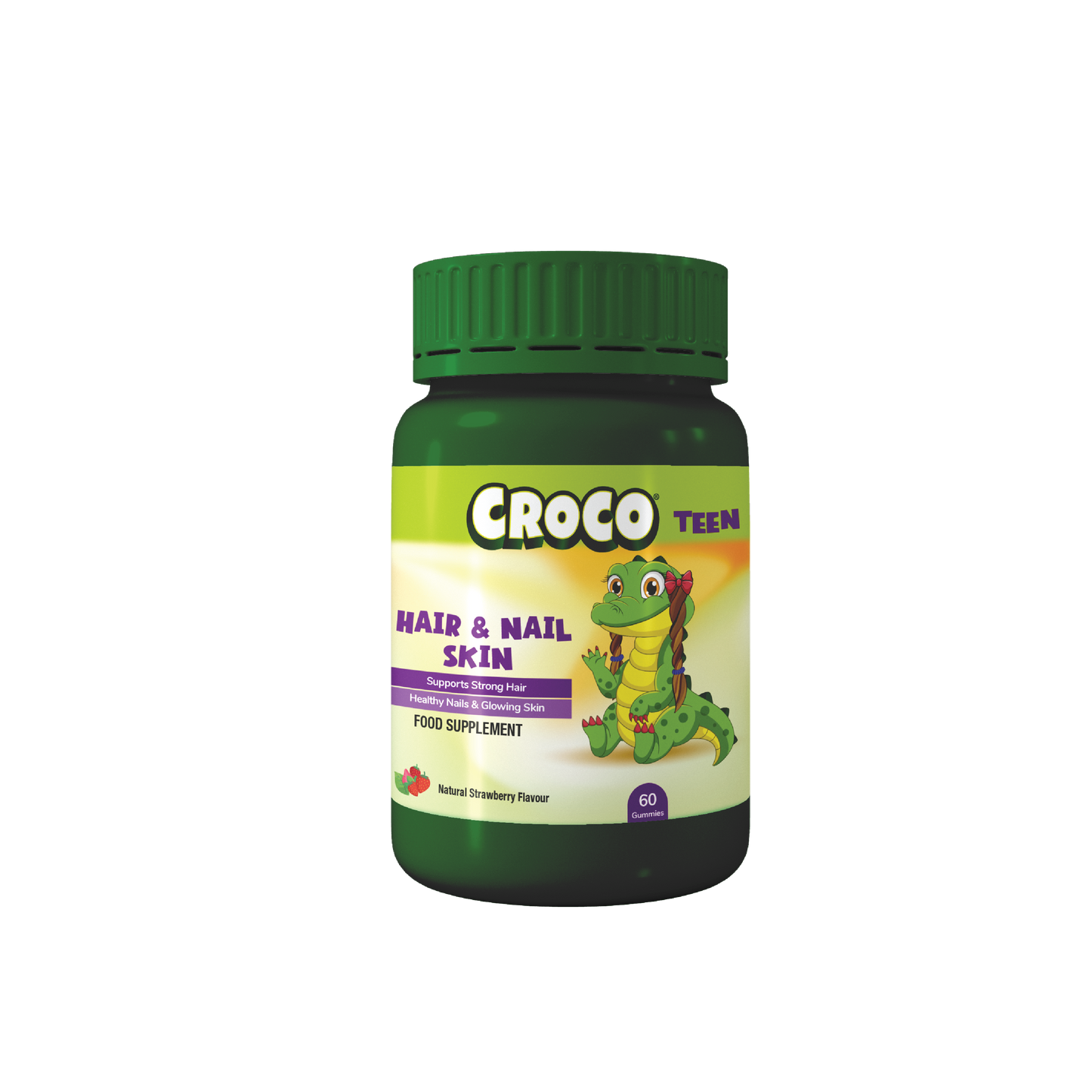 Croco Hair & Nail Skin Gummies 60 pcs