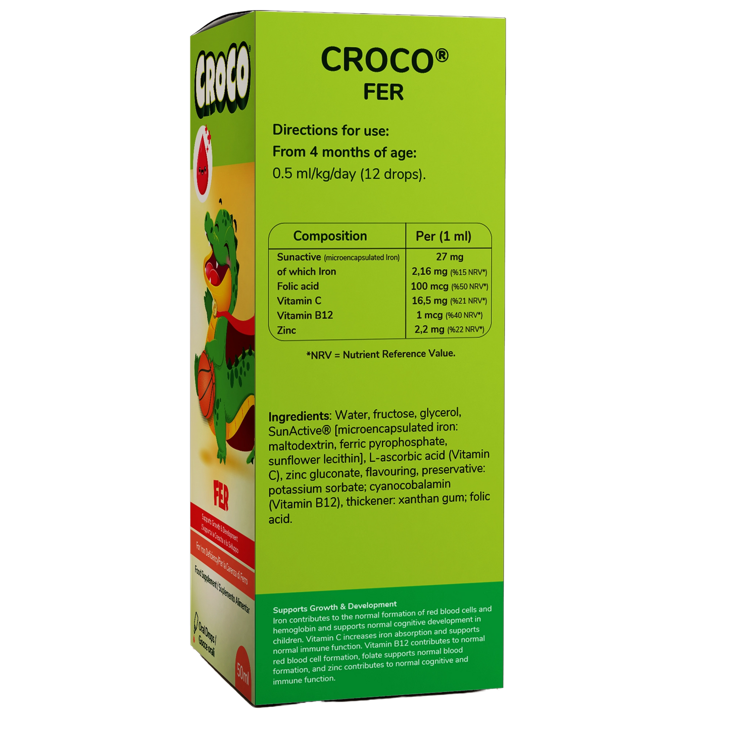 Croco Fer - Drops