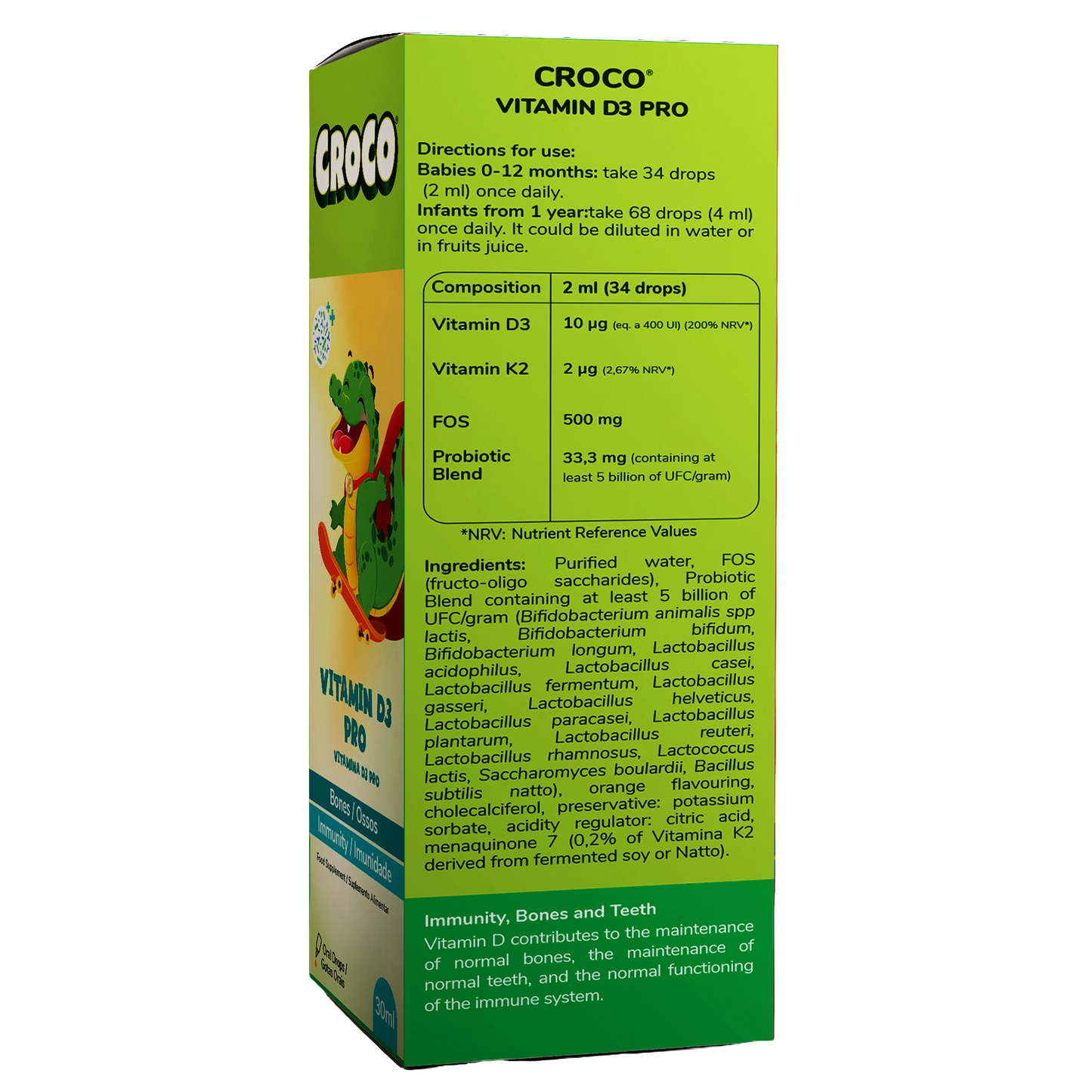 Croco Vitamin D3 PRO - Drops